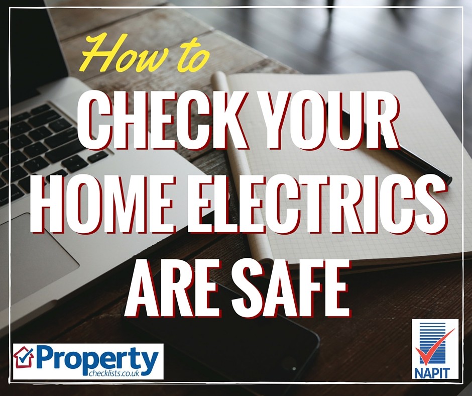 How to check your home electrics are safe checklist from NAPIT